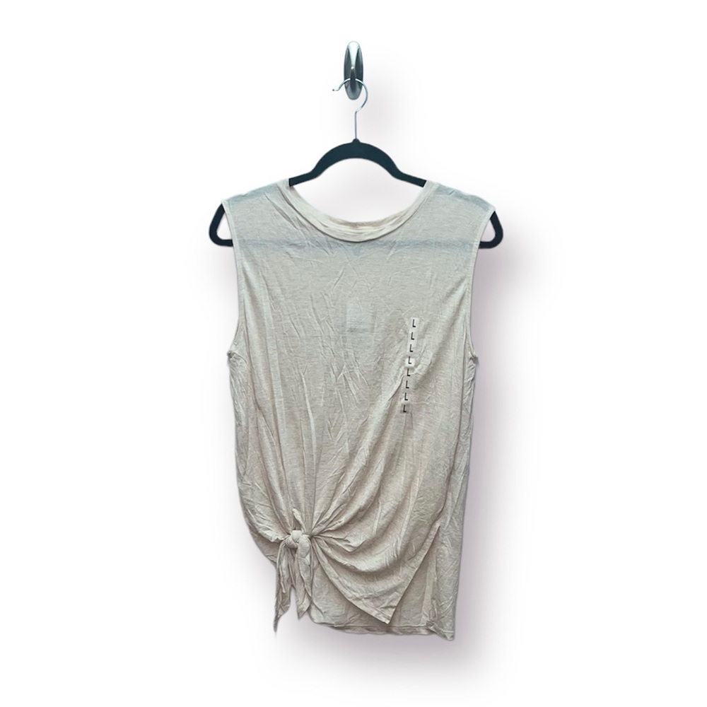 Signature Studio lightweight nude workout tank top. Size L